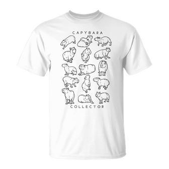 Capybara Collector Capybaras Animal Roedores Regalos Camiseta unisex - Regaloses