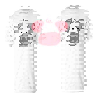 Cara De Cerdo Cerdito Granja Chibi Kawaii Cuello Camiseta unisex - Regaloses