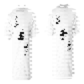 Carte À Jouer As Pique Carnaval Costume Poker T-Shirt - Cadeauxyz