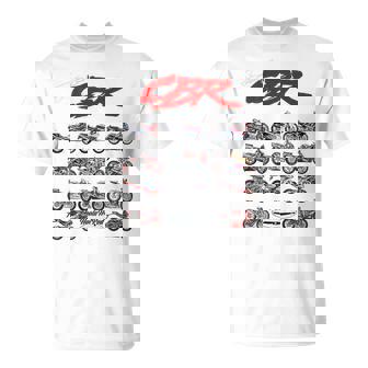 Cbr、オートバイ、オートバイ、ロードレース、バイカーの進化。 Tシャツ - Kawaiitshirt