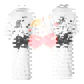 Cerezas Coquette Chica Aesthetic Camiseta unisex - Regaloses