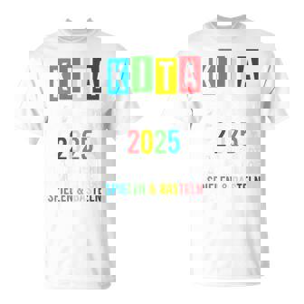 Children's Kita Abgänger 2025 Kita Geschafft 2025 Kita Ade 2025 Blue T-Shirt - Seseable
