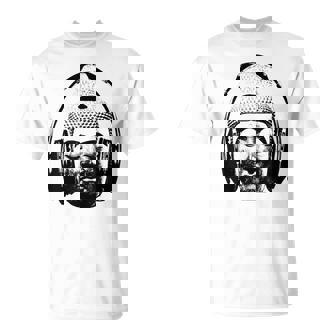 Chilling Buddha Avec Dj Musique Casque T-Shirt - Cadeauxyz