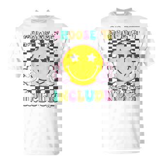 Choose To Include Special Education Teacher Autism Awareness T-Shirt | Mazezy