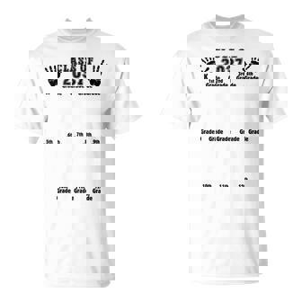 Class Of 2037 Grow With Me 手形 幼稚園 12年生 Tシャツ - Kawaiitshirt