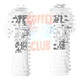 Coffee Club Retro Coffee Graphic For Coffee Lover Women T-Shirt - Thegiftio