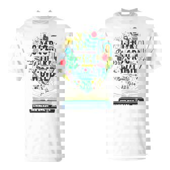 Color Our World Summer Reading 2025 Boho Wildflower Book T-Shirt - Thegiftio UK