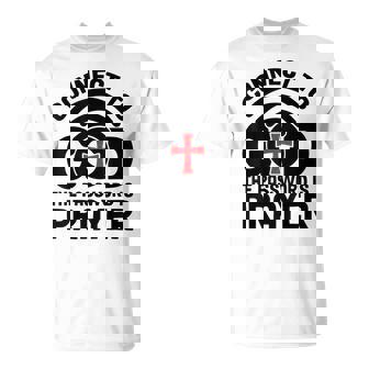Connect To God The Password Is Prayer Jesus Christian Faith。 Tシャツ - Kawaiitshirt