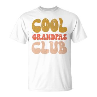 Cool Grandpas Club Father's Day 2025 Papa Grandfather Mens T-Shirt - Thegiftio UK