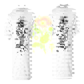 Coquelicot Rouge Botanique Coquelicotsauvages Coquelicot Rouge T-Shirt - Cadeauxyz