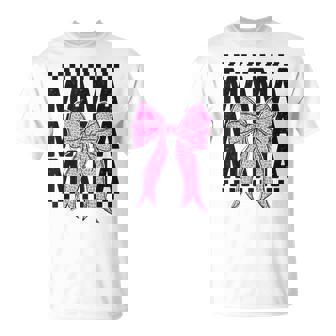 Coquette Bow Mama Mother's Day Motherhood Mom Life Mommy T-Shirt - Monsterry