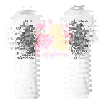 Cute Baby Capybara Para Niñas Cute Capibara Roedor Camiseta unisex - Regaloses