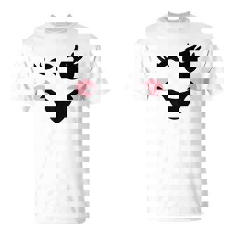 Cute Boo Face Ghost Halloween Costumes For Girls T-Shirt - Seseable