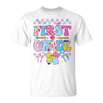 Cute First Grade Teacher 1St Grade Boys Girls Back To School T-Shirt - Thegiftio UK