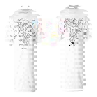 Cute Preppy Back To School Floral Pre-K For Girls T-Shirt | Mazezy
