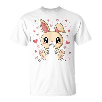 Cute Rabbit Girl Child Rabbit Pattern T-Shirt - Cadeauxyz