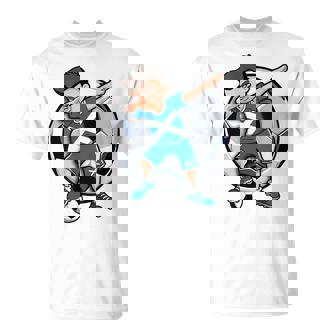 Dabbing Niño Boy Escocia Fútbol Jugador Dab Deporte Football Camiseta unisex - Regaloses