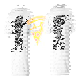 Dabbing Pizza スライス ダンス ピザ 幼児 男の子 ダンス 食通 Tシャツ - Kawaiitshirt
