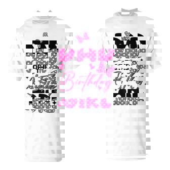 Dad Of The Birthday Girl Pink Family Birthday Girls Party T-Shirt - Monsterry