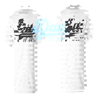 Dad Est 2025 Dad To Be New Dad Tシャツ - Kawaiitshirt