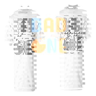 Dad Of Theweet One クッキーとミルク 1歳の誕生日パーティー Tシャツ - Kawaiitshirt