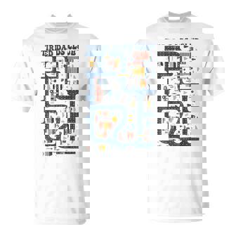 Dad Tired Dads Club Play Cars On Dad's Back On Back T-Shirt | Mazezy