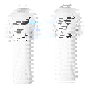 De Ballena Para Los Amantes De Las Ballenas Azul Beluga Orca Y Más Camiseta unisex - Regaloses