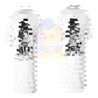 Decoy 愛犬 子犬 デコピン Decoy Kooikerhondje Puppy Tシャツ - Kawaiitshirt