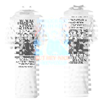 Democracy Is Dying But Hey Nice Fireworks 4Th Of July T-Shirt - Thegiftio UK