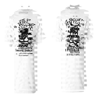 Amusant Pour Les Amoureux Des Chats Humourociable Chat Drôle Gris Adultes Coupe Classique Manche Courte T-Shirt - Cadeauxyz