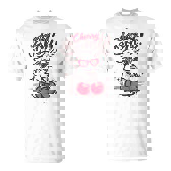 Divertida Cherry Bomb Para Amantes De Los Conejos In Mangas Camiseta unisex - Regaloses