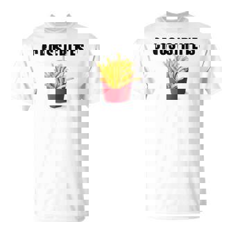 Divertidas Papas Fritas De Crossfit Cuello Camiseta unisex - Regaloses