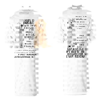 Dog Dad Happy Father's Day To The Best Golden Retriever Dad T-Shirt - Monsterry