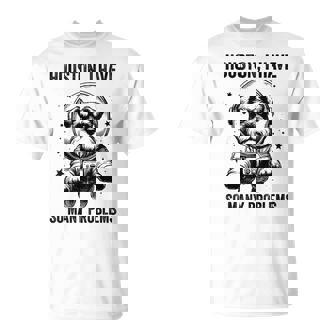 Dog Dad Mompace ヒューストン問題ミニチュアシュナウザー Tシャツ - Kawaiitshirt