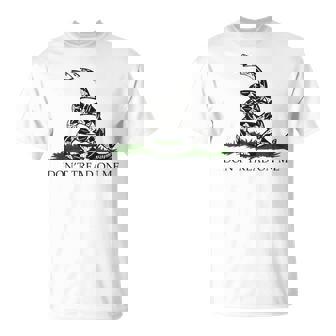 Don't' Tread On Me シャツ メンズ ガズデンフラッグ ブラック スネーク Tシャツ - Kawaiitshirt