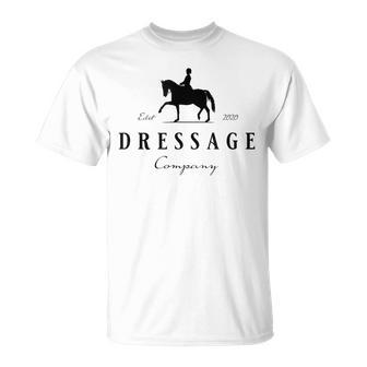 Dressage Horse Dressage Horse Rider Gris Camiseta unisex - Regaloses