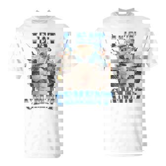 I Eat セメント 呪われた猫 面白い 奇妙な特定 ダンク ミーム 長袖tシャツ Tシャツ - Kawaiitshirt