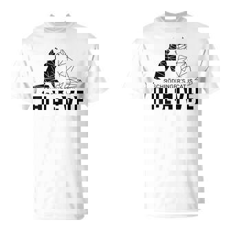 El Gato Dechrödinger Es Un Friki Científicoivo Y Muerto Camiseta unisex - Regaloses