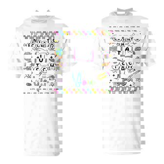 Enchanted To Teach You Retro Kindergarten Teacher Bracelet T-Shirt - Thegiftio