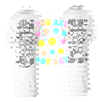 You Are Enough Christian Bible Dot Day Colorful Polka Dot T-Shirt | Mazezy