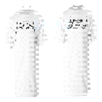 Esgrima Fencer Jugadores Juego Fencing Cardiogram Esgrima Camiseta unisex - Regaloses