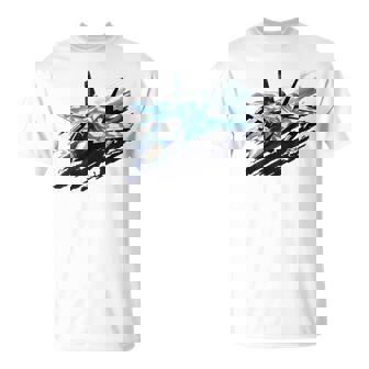 F-15 ストライク イーグル ミリタリー 戦闘機 ジェット キッズ 幼児 男の子 男性 Tシャツ - Kawaiitshirt