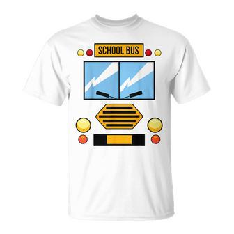 Fahrzeugchulbus Bus Kostüm Busfahrer Kinder Herren Damen T-Shirt - Geschenkecke