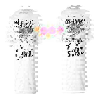 My Favorite People Call Me G-Ma Mother's Day T-Shirt - Monsterry