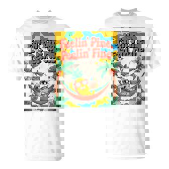 Feelin' Pine Feelin' Fine パイナップル トロピカル ビーチ 楽しい Tシャツ - Kawaiitshirt