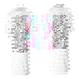 In My Fifth 5Th Grade Era Teacher Girl Bow Back To School T-Shirt - Thegiftio