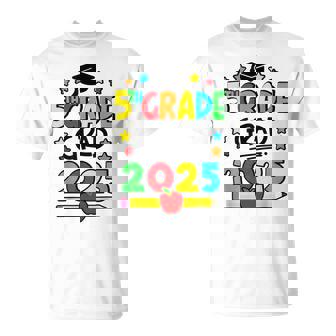 Fifth 5Th Grade Grad 2025 Elementary School Graduate T-Shirt - Monsterry