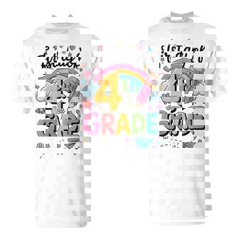 First Day Of 4Th Grade Back To School Teacher Girls T-Shirt | Mazezy