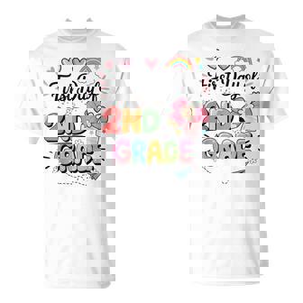 First Day Of Second Grade Back To School Teacher Girls T-Shirt | Mazezy