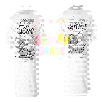 First Day Of Third Grade Back To School Teacher Girls T-Shirt | Mazezy